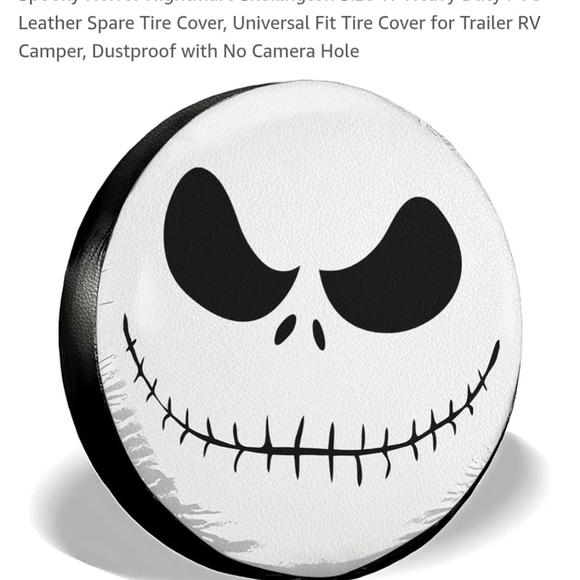 Jeep The Nighmare Before Christmas 17 Inch Spare Tire Cover - Picture 1 of 11